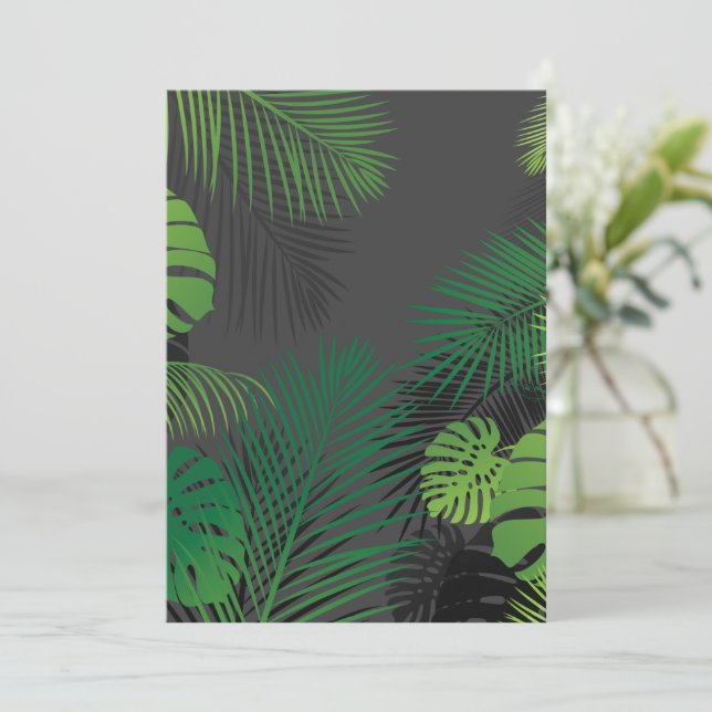 CARTE DE REMERCIEMENTS FEUILLE 5 (Debout devant)