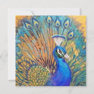 Carte De Remerciements Fier comme paon