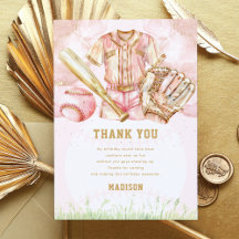 Fille de luxe de baseball sur mesure Anniversaire