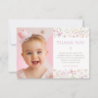 Filles papillons fleurs sauvages 1er anniversaire 