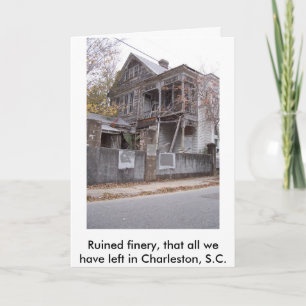 Carte De Remerciements finition en ruine, finition en ruine, que tout ce 