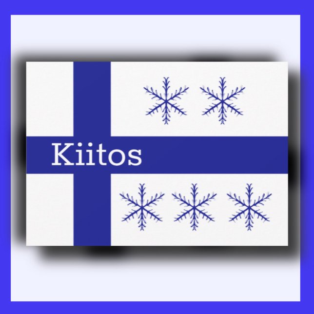 Carte De Remerciements finnois (Créateur téléchargé)