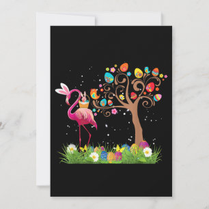 Carte De Remerciements Flamant rose Bunny Pâques 2021  Amateurs de Flaman