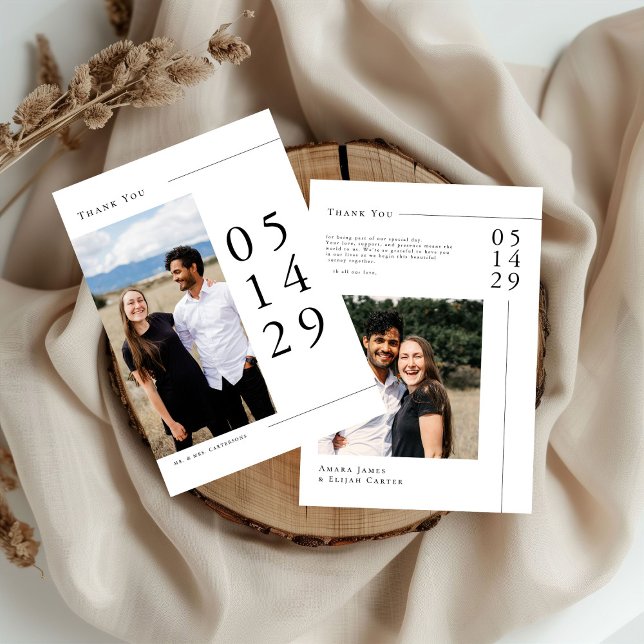 Carte De Remerciements Flat Thank You Card (Créateur téléchargé)