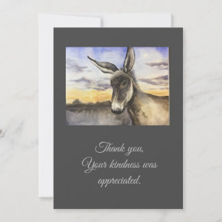 Carte De Remerciements Flat Thank You Card