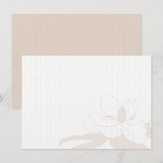 Carte De Remerciements Fleur rose clair Lily Simple Moderne Stationnaire