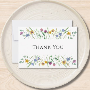 Carte De Remerciements Fleur sauvage