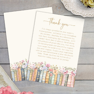 Carte de remerciements fleur sauvage