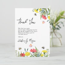 Fleur sauvage | Bébé en fleurs Baby Shower