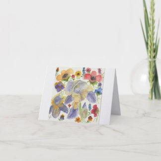 Carte De Remerciements Fleurs de printemps