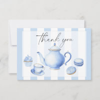 Fleurs de Tea Party remerciement baby shower