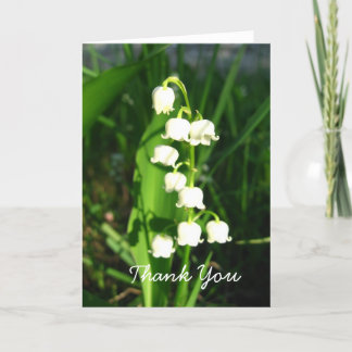 Carte De Remerciements Fleurs du muguet
