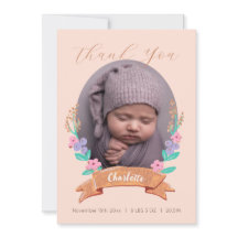 Fleurs gracieuses Floral Wreath photo bébé