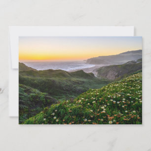Carte De Remerciements Fleurs   Père Noël Cruz Californie