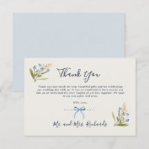 Fleurs sauvages bleu poussiéreux Typographie aquar