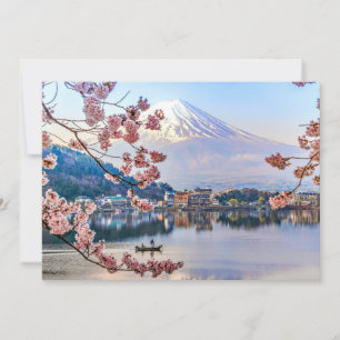 Carte De Remerciements Fleurs   Spring Cherry Blossoms Japon