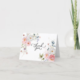 Carte De Remerciements Fleurs WildFloral