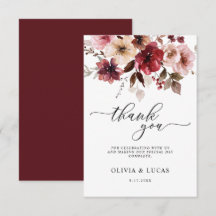 Floral Automne Maroon Rustique Automne Feuilles Ma