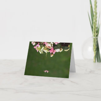 Carte De Remerciements Floral Thank You Card with Editable Inside Message