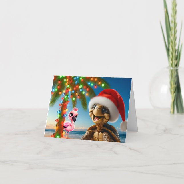 CARTE DE REMERCIEMENTS FLORIDA CHRISTMAS CARD (Devant)