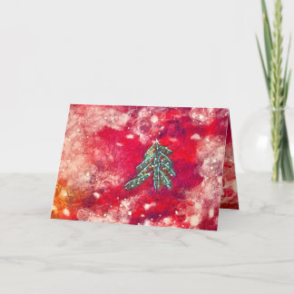 Carte De Remerciements Flûte à neige