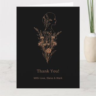 Carte De Remerciements Folded Thank You Card