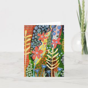 Carte De Remerciements Forêt Flora Vibes