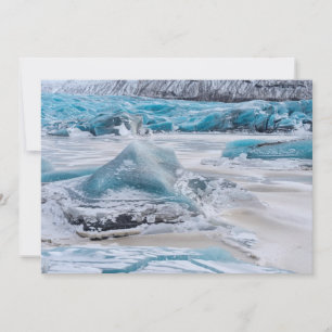 Carte De Remerciements Formations De Glace Sur Glacier