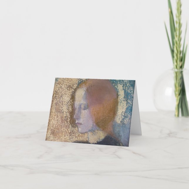 Carte De Remerciements Fragment par Helene Schjerfbeck (Devant)