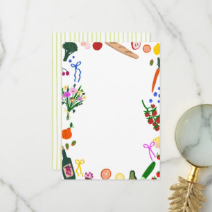 Carte De Remerciements FRAÎCHEMENT ARRIVÉ DU MARCHÉ Douce Fête de Mariage