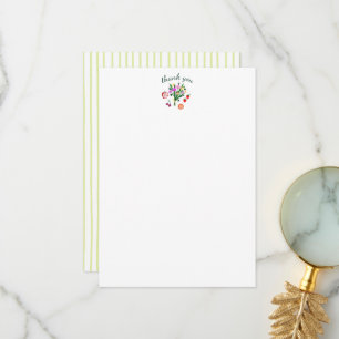 Carte De Remerciements FRAÎCHEMENT ARRIVÉ DU MARCHÉ Douce Fête de Mariage