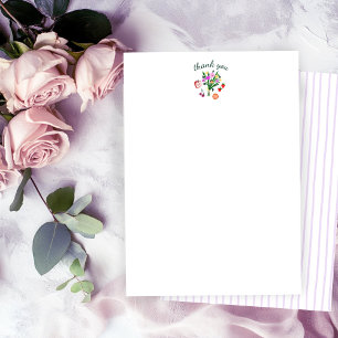 Carte De Remerciements FRAÎCHEMENT ARRIVÉ DU MARCHÉ Douce Fête de Mariage