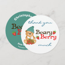 Fraises Ourson Mignon Ourson Berry Première Annive
