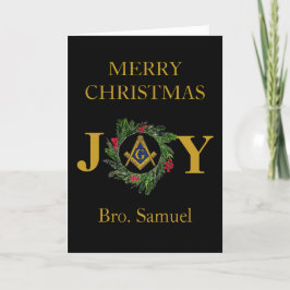 Carte De Remerciements Freemason Mason Freemason Noël
