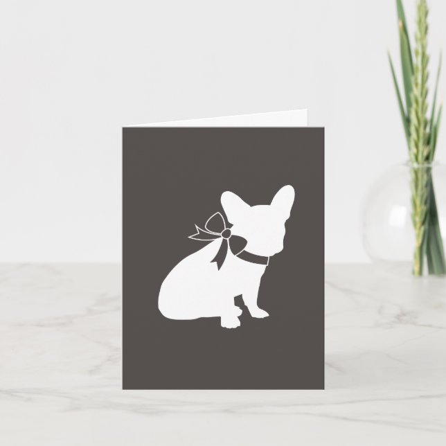 Carte De Remerciements French Bulldog Theme Party - Baby shower neutre (Devant)