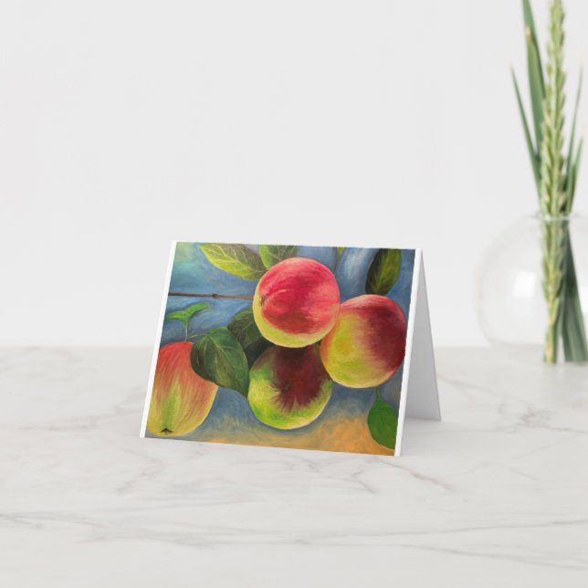 Carte De Remerciements Fuji Apple Tree (Devant)