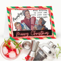 Funny Christmas Card Best Friend "Parenting"