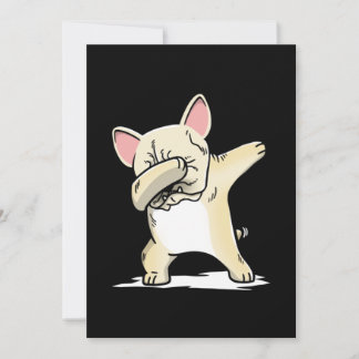 Carte De Remerciements Funny Dabbing Bulldog Dog