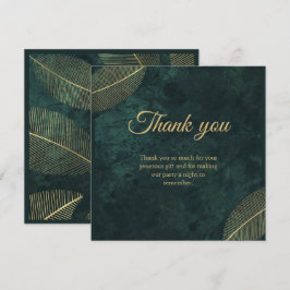 Carte De Remerciements Gala d'anniversaire mixte pour adultes