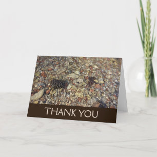 Carte De Remerciements Galets dans Taylor Creek Nature Photography