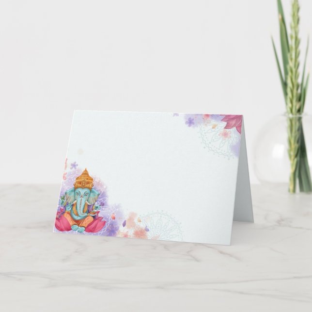 Carte De Remerciements Ganesh (Devant)