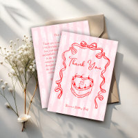 Gâteau cerise rose noeud coquet fête d'anniversair