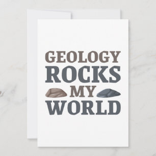 Carte De Remerciements Géologie Rocks Mon Monde