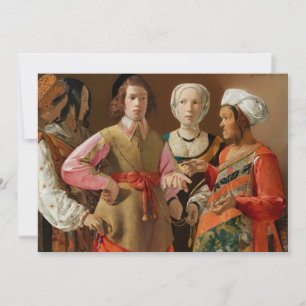 Carte De Remerciements Georges de la Tour - Le caisson Fortune