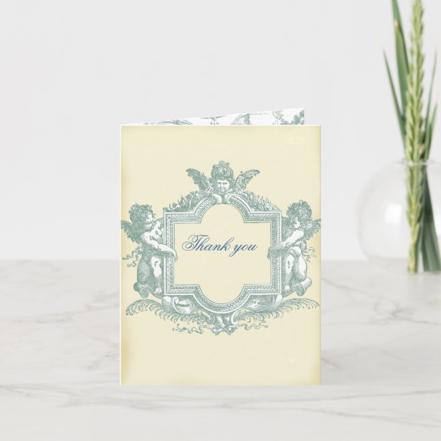 Carte De Remerciements Georgiana (Crème) Remerciements de mariage (Devant)