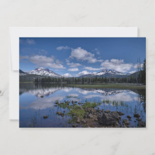 Carte De Remerciements Glace et neige Lac Sparks, Oregon