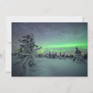 Carte De Remerciements Glace et neige   Parc national de Pallas-Yllastunt