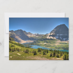 Carte De Remerciements Glace et neige Parc national des Glaciers, Monta