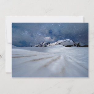 Carte De Remerciements Glace et neige   Tateyama-Kurobe, Japon