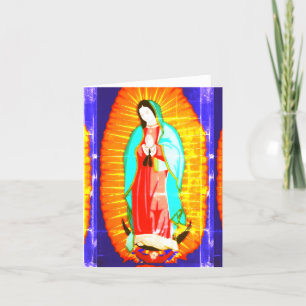 Carte De Remerciements Gloire À Notre Dame De Guadalupe